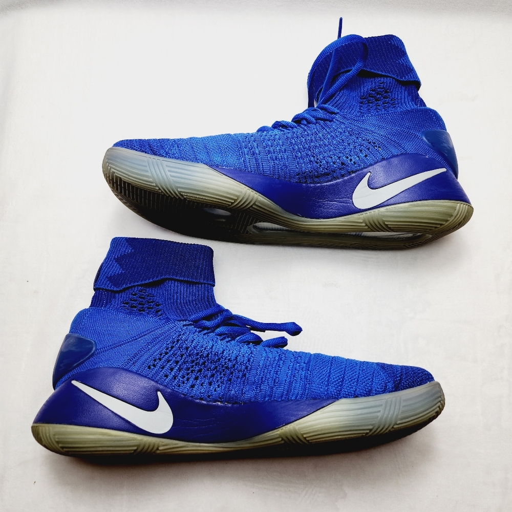 NIKE hyperdunk 2016 flyknit blue sneakers - Picture 4 of 7